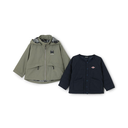 越野車風格夾棉內膽夾克