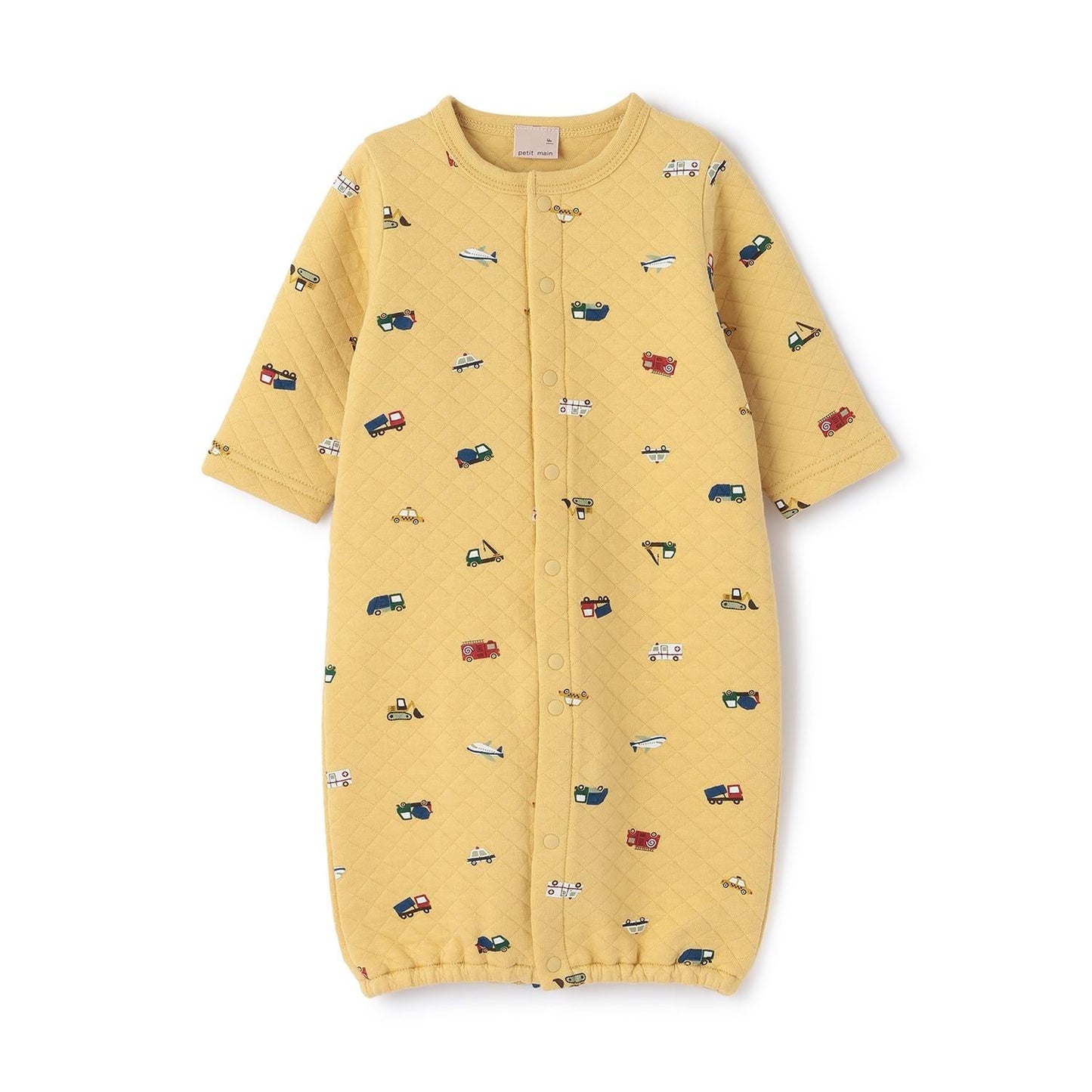 絎縫汽車圖案兩用連體衣