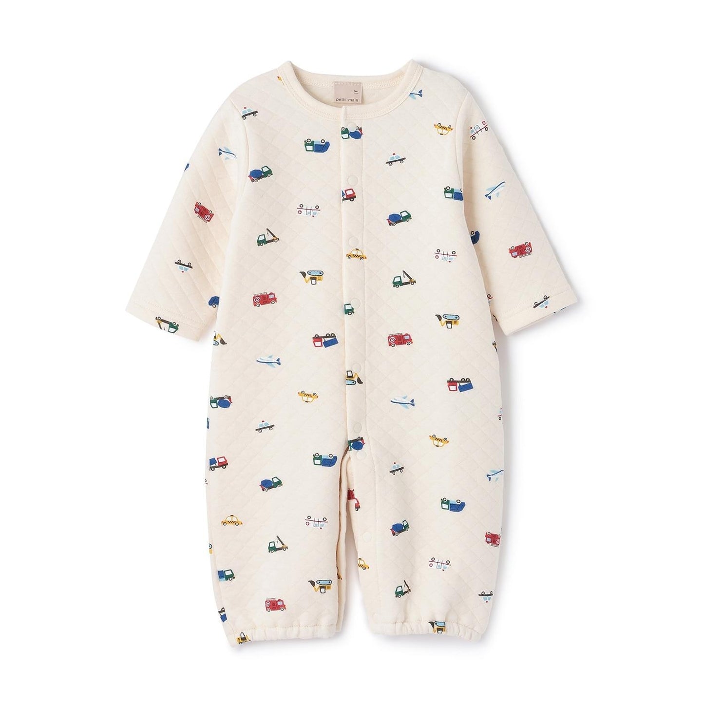 絎縫汽車圖案兩用連體衣