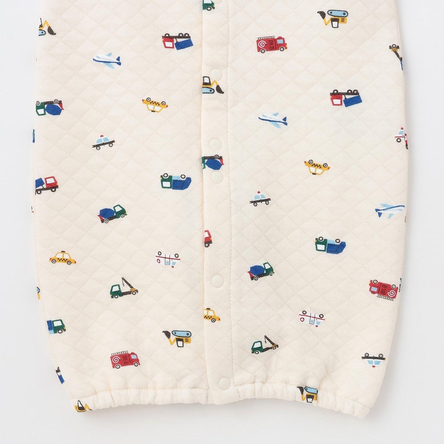 絎縫汽車圖案兩用連體衣