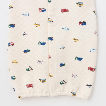 絎縫汽車圖案兩用連體衣