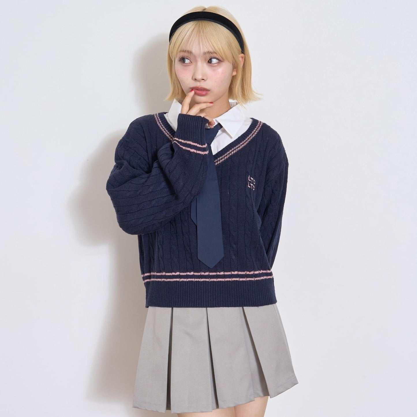 帶領層疊針織衫