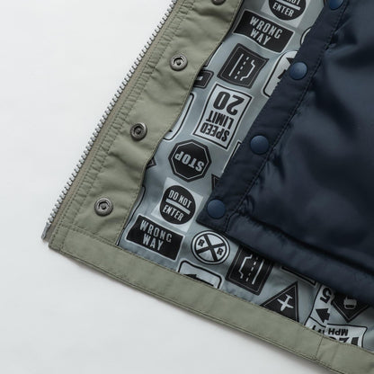 越野車風格夾棉內膽夾克