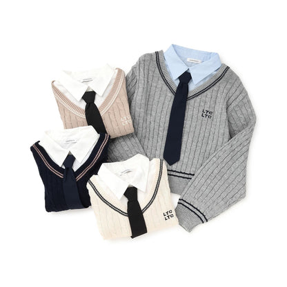 帶領層疊針織衫