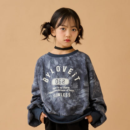 扎染學院風衛衣