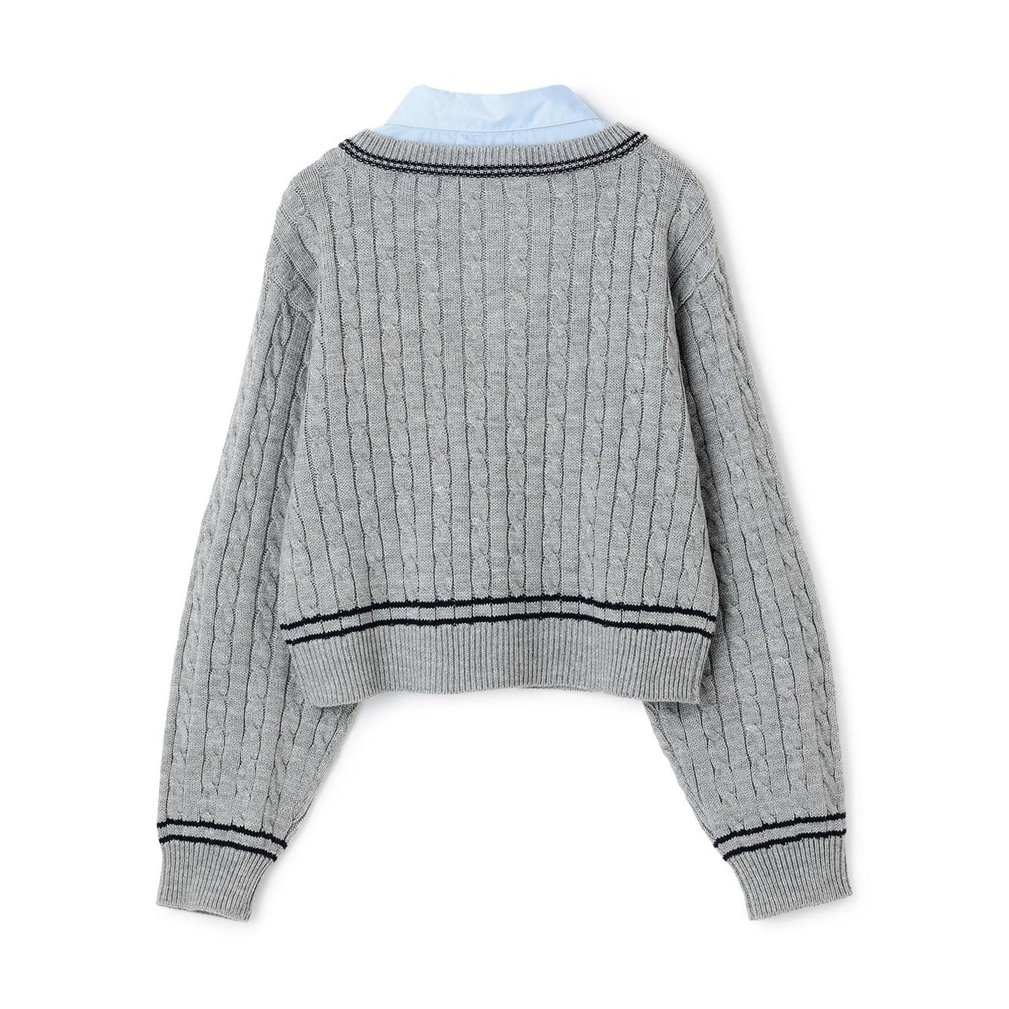 帶領層疊針織衫