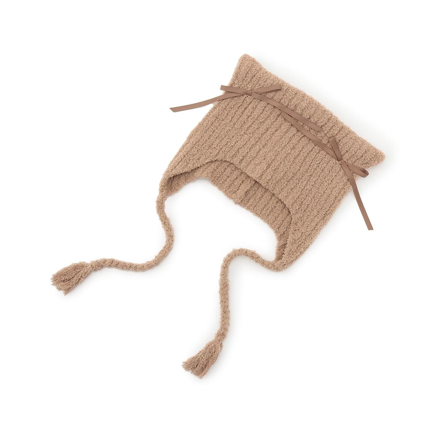 棉花糖貓耳針織帽