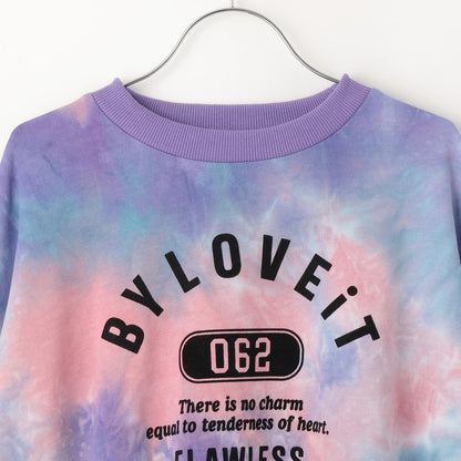 扎染學院風衛衣