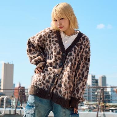 【LTXC】長毛絨寬鬆開衫