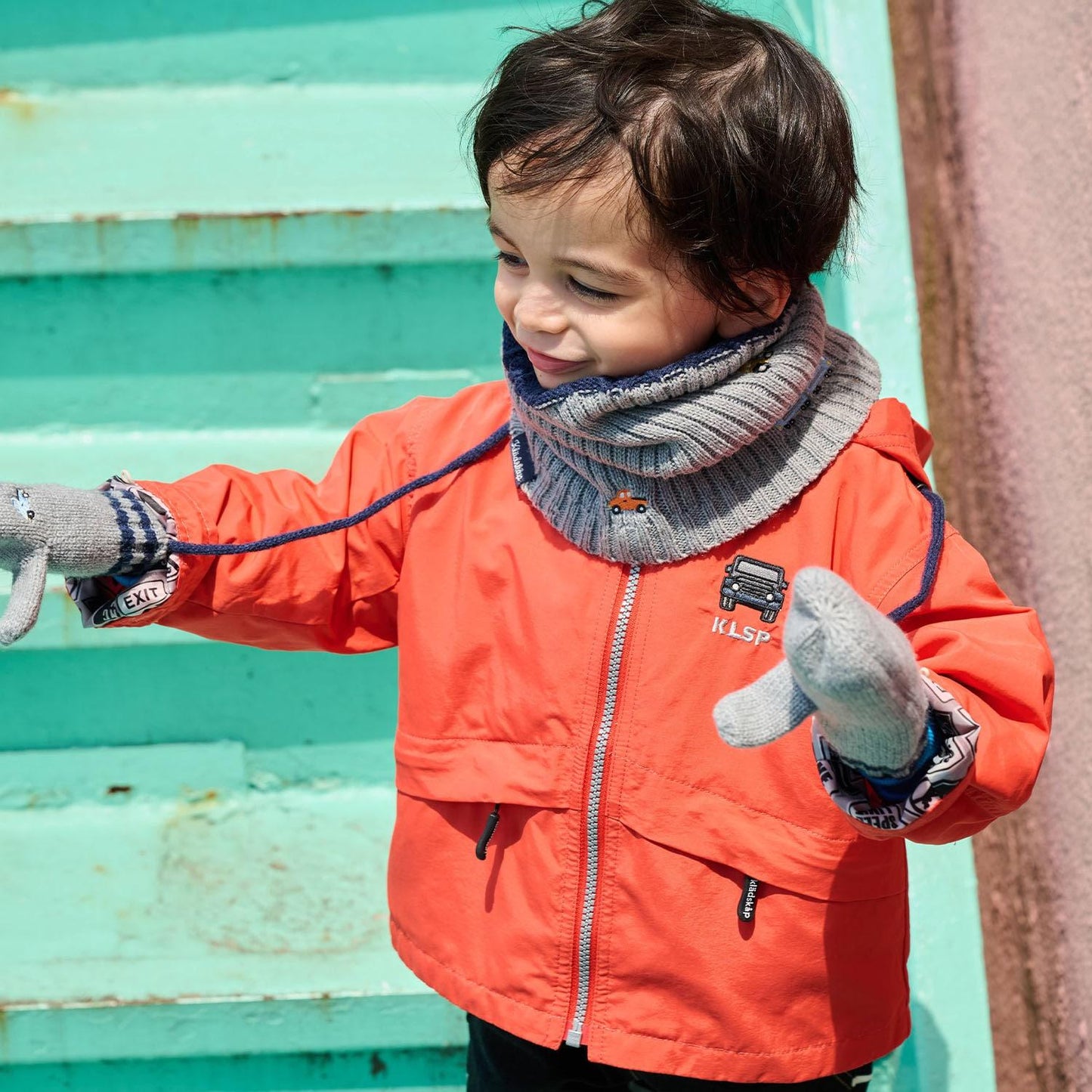 越野車風格夾棉內膽夾克