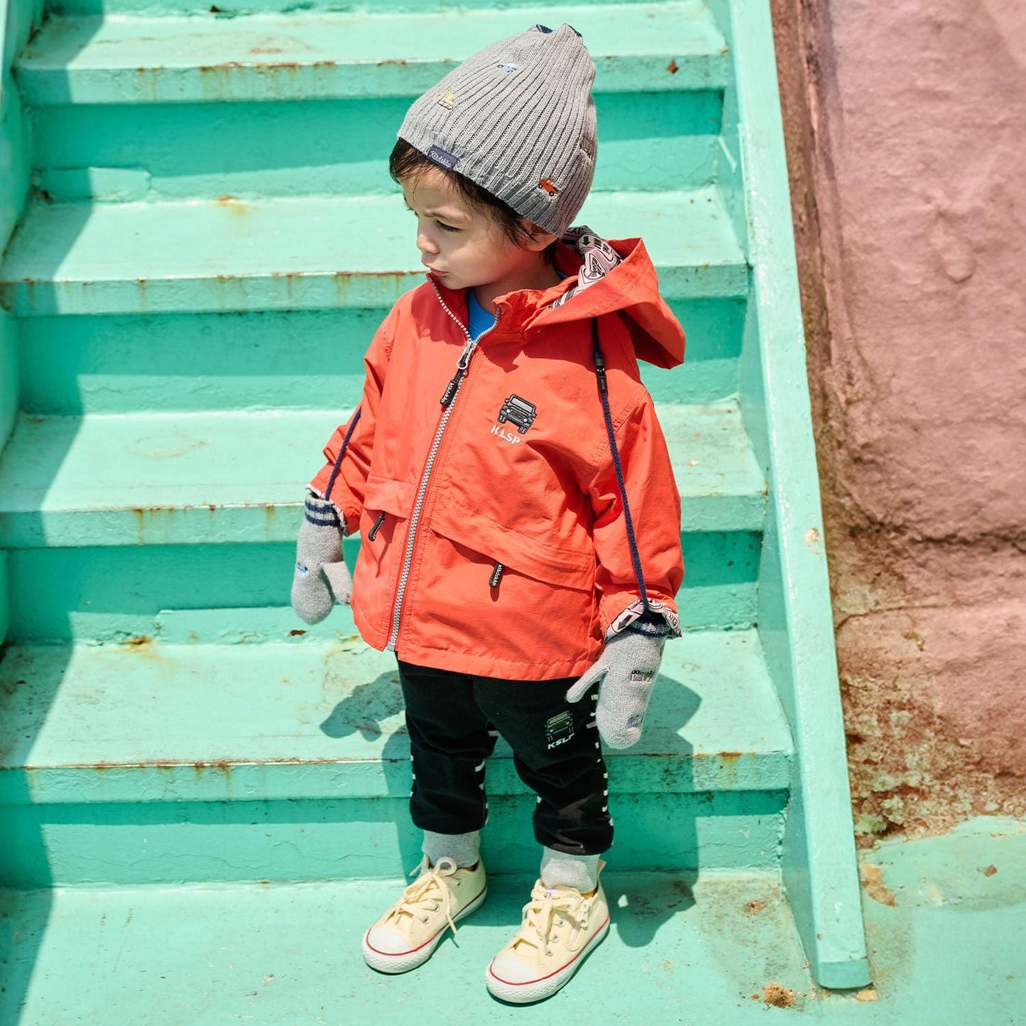 越野車前後切換下襬羅紋褲