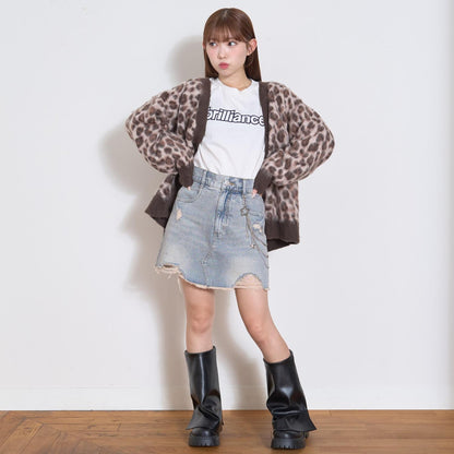 【LTXC】長毛絨寬鬆開衫