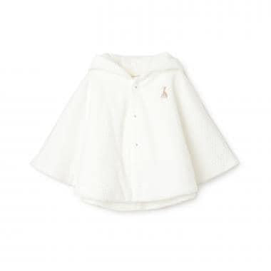 波點天鵝絨斗篷【日本製造】