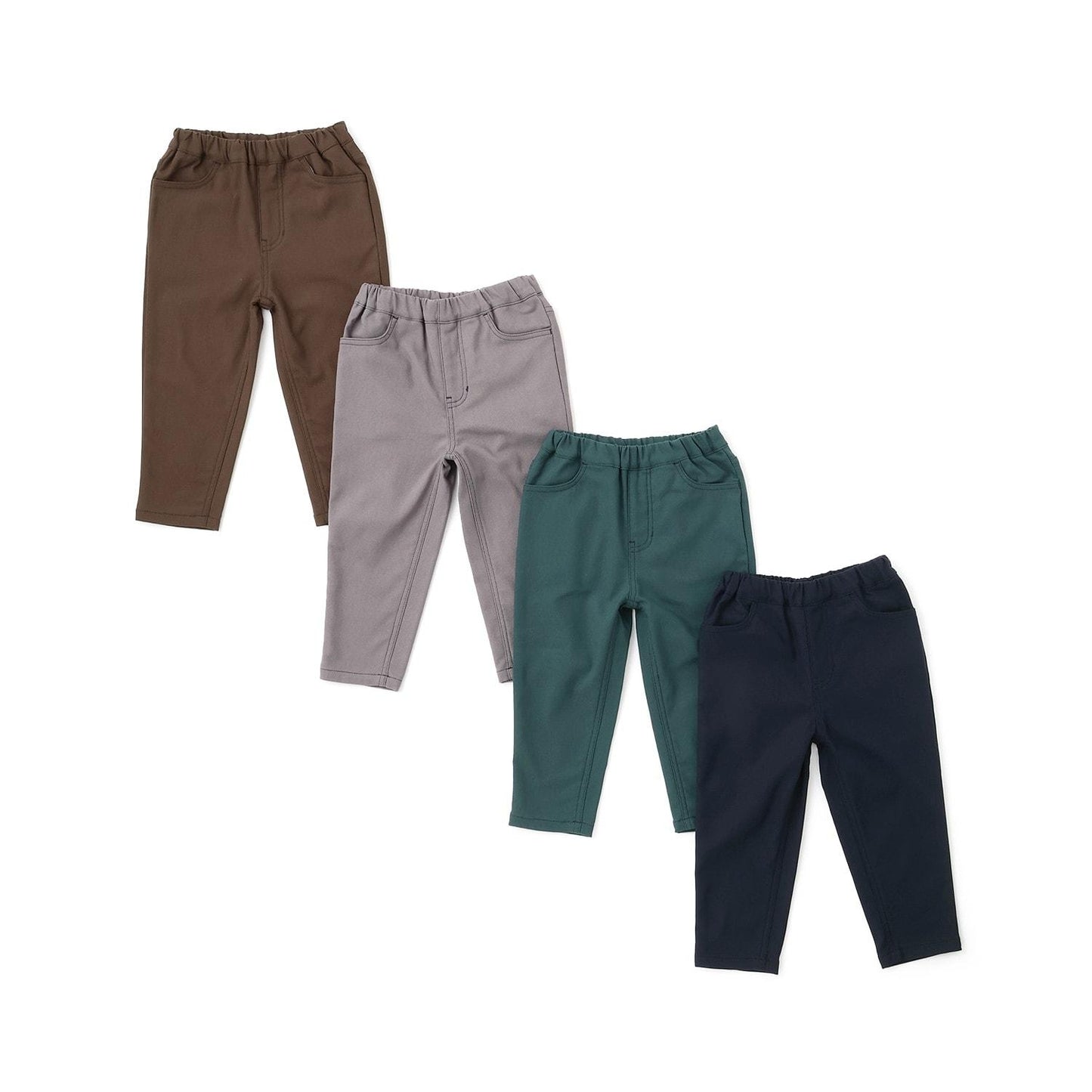 內加絨高彈力修身褲