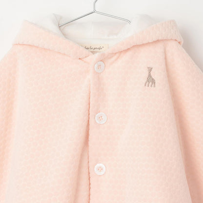 波點天鵝絨斗篷【日本製造】