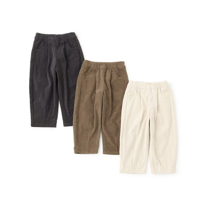 寬鬆剪裁褶皺長褲