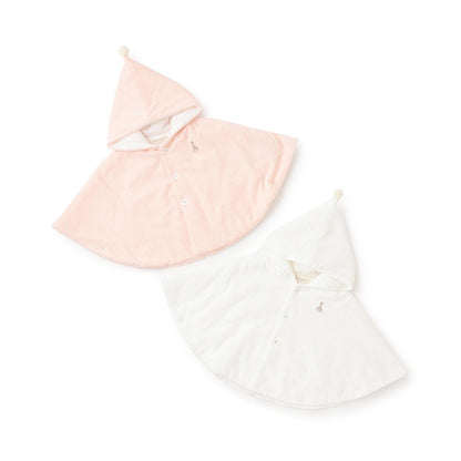 波點天鵝絨斗篷【日本製造】