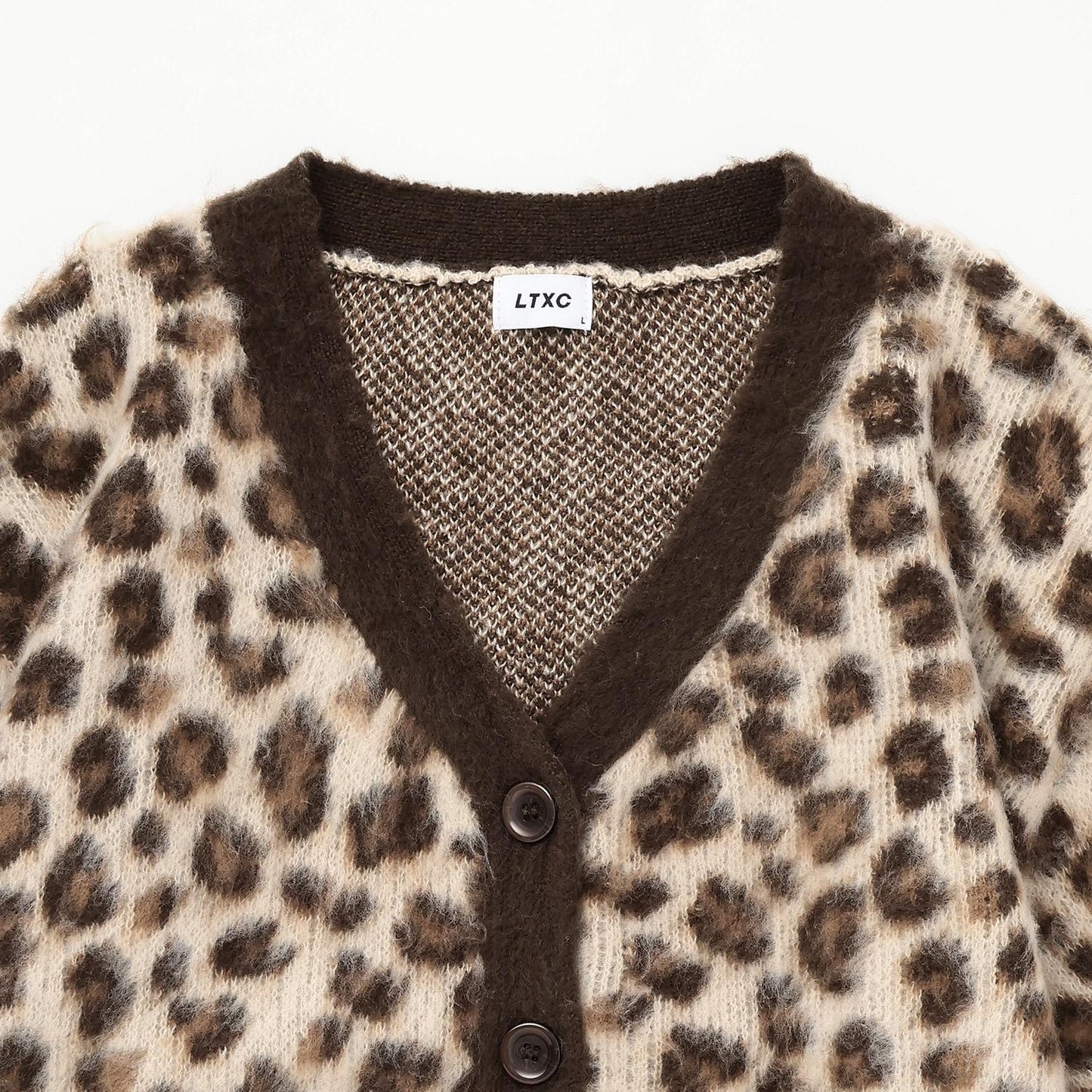 【LTXC】長毛絨寬鬆開衫