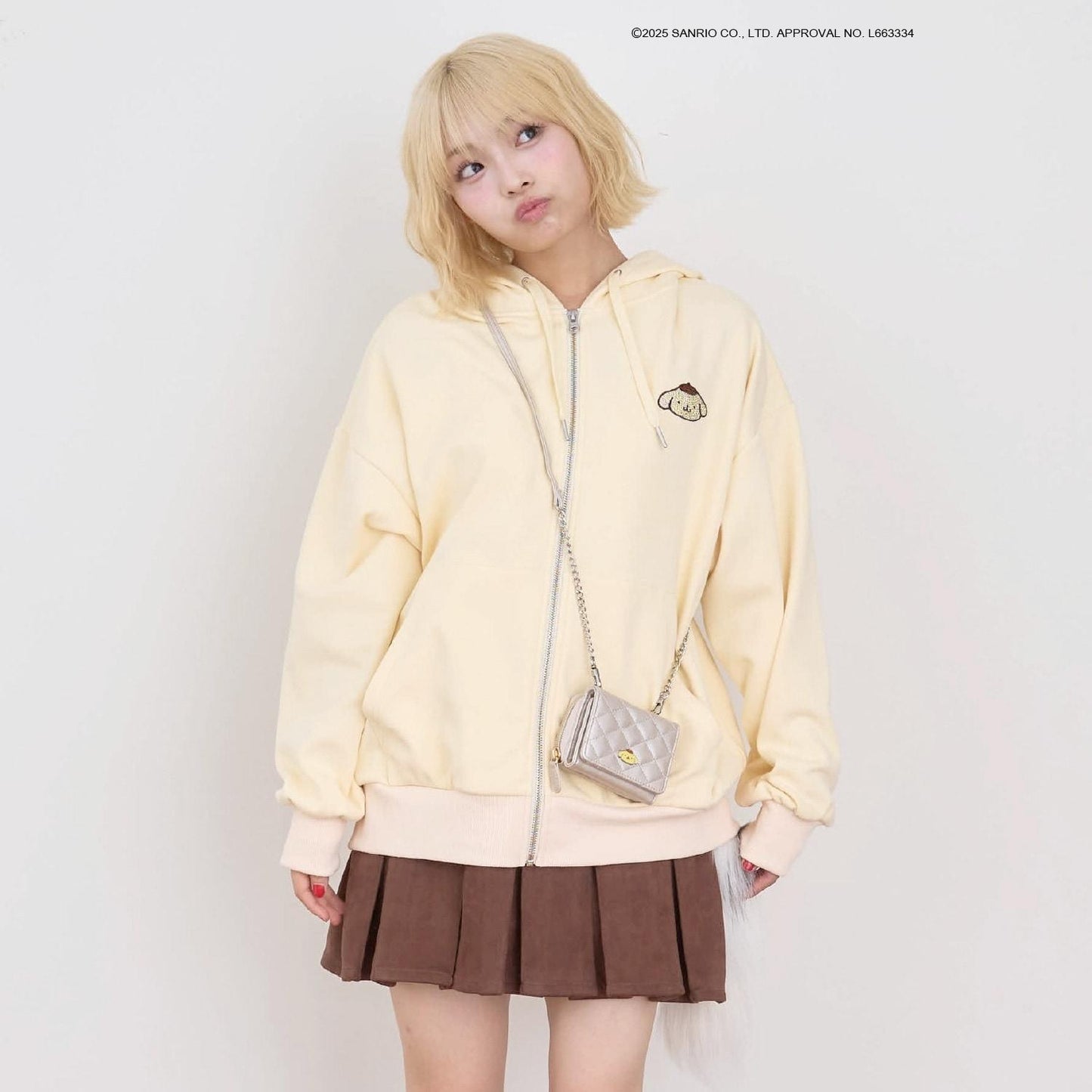 【三麗鷗角色】亮片絎縫錢包