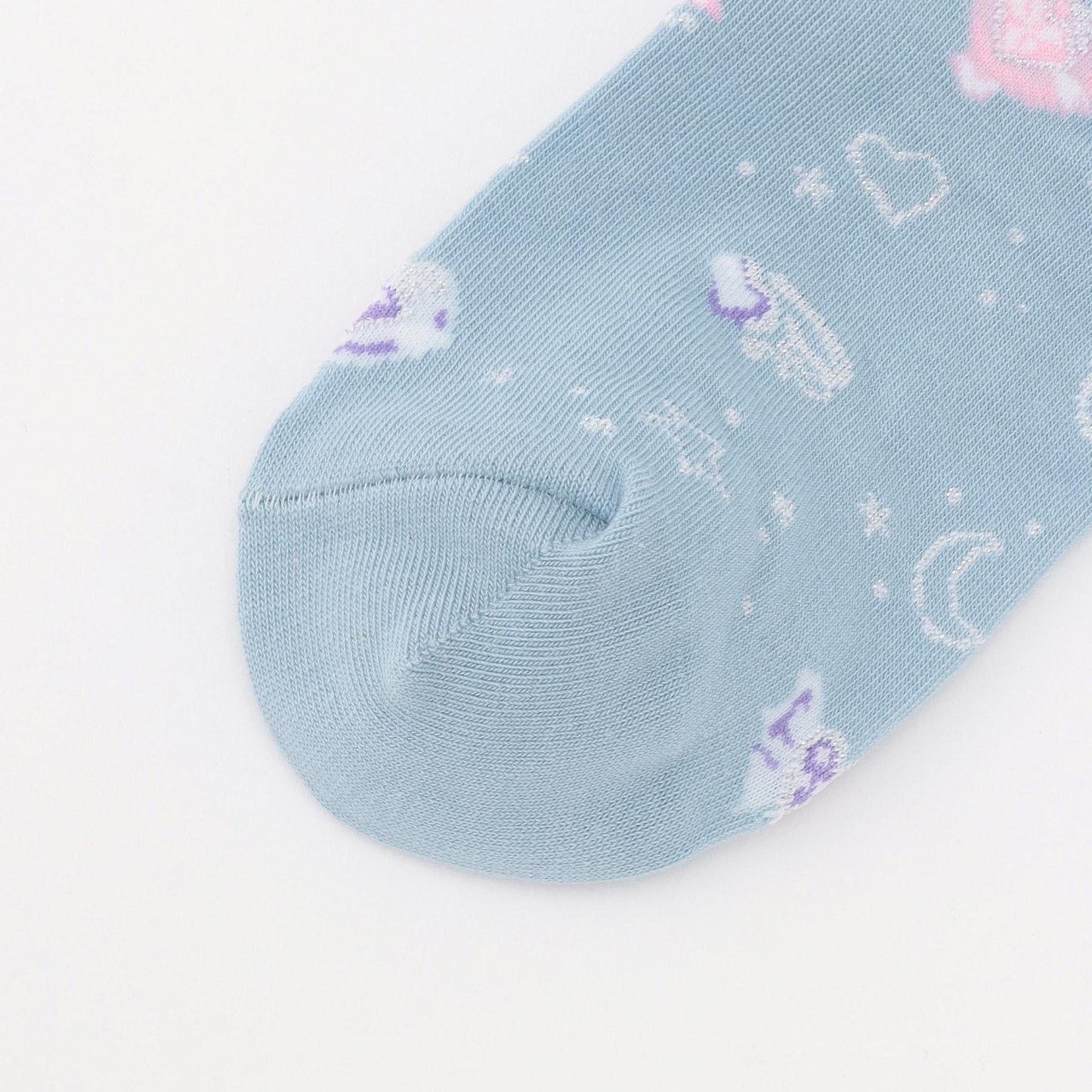 魔法圖案中筒襪