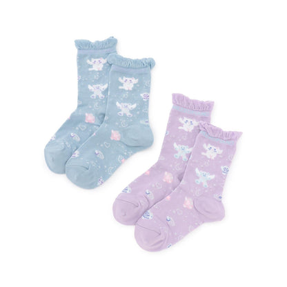 魔法圖案中筒襪