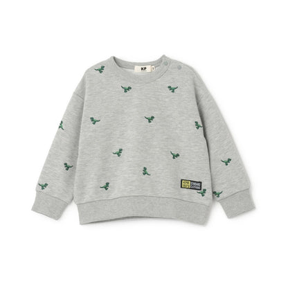 恐龍圖案刺繡衛衣