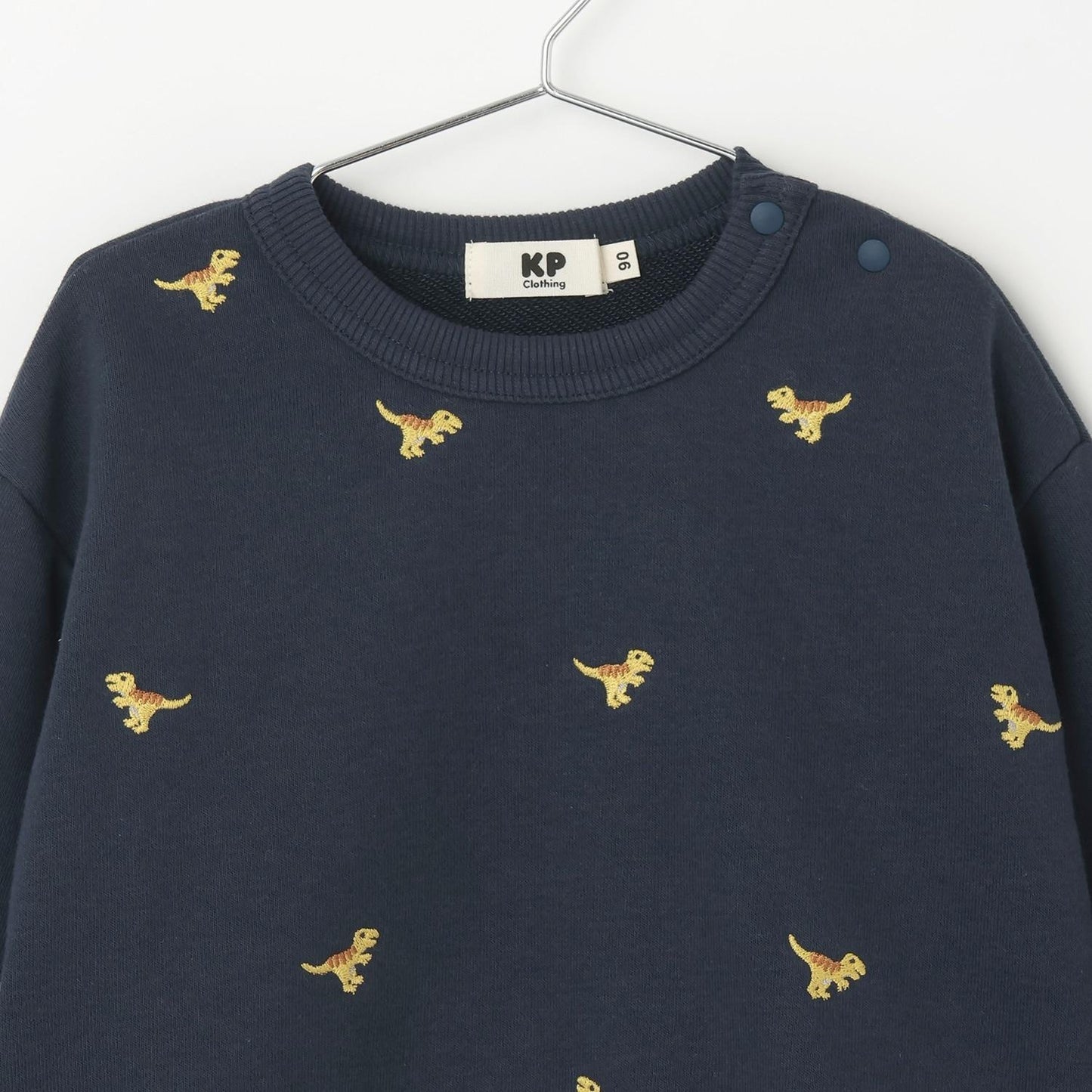 恐龍圖案刺繡衛衣