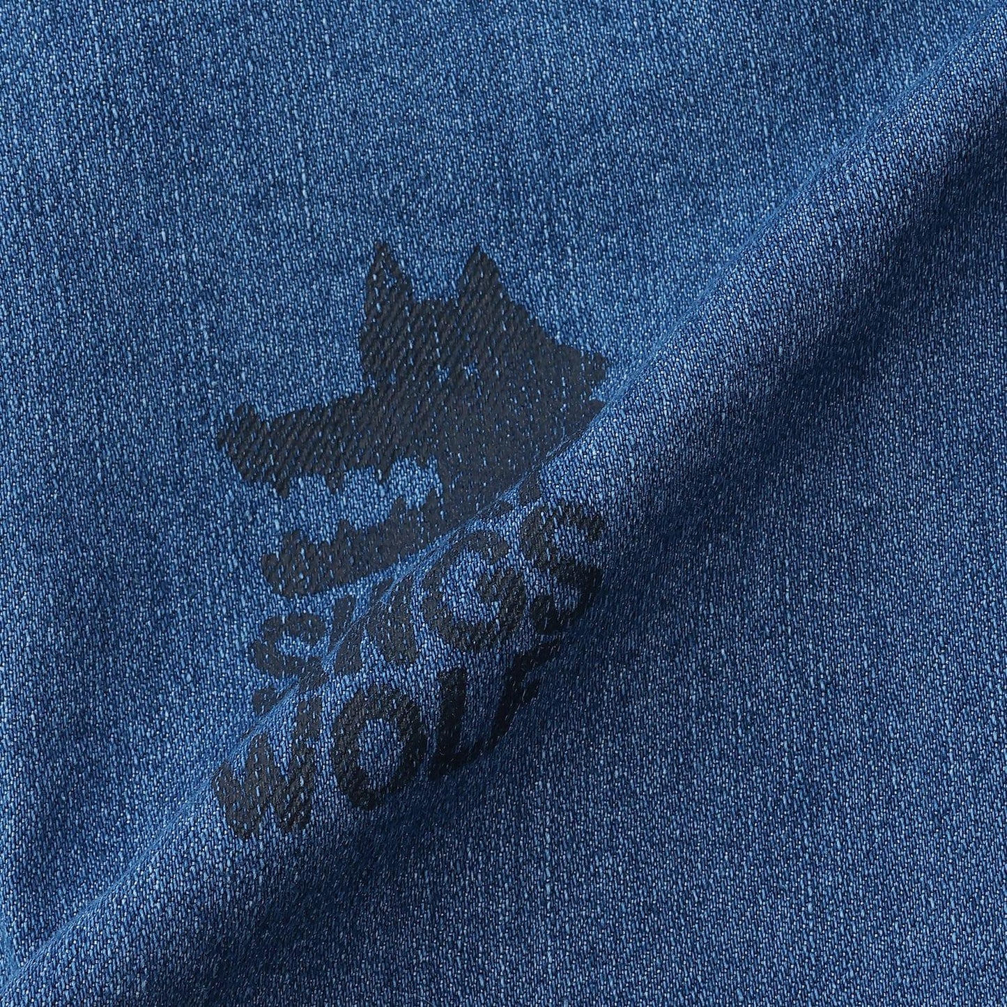 多色印花長款直筒褲