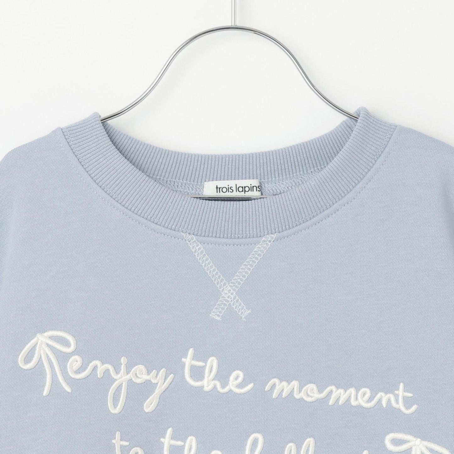 trois lapins 下襬蕾絲衛衣