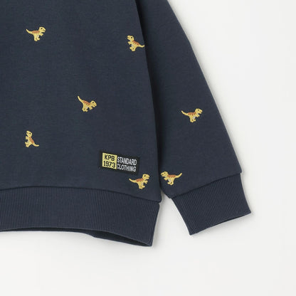 恐龍圖案刺繡衛衣