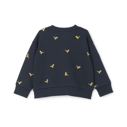 恐龍圖案刺繡衛衣