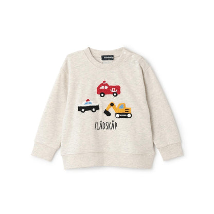 【人氣商品】【直營店無售】工程車輛編織圖案衛衣