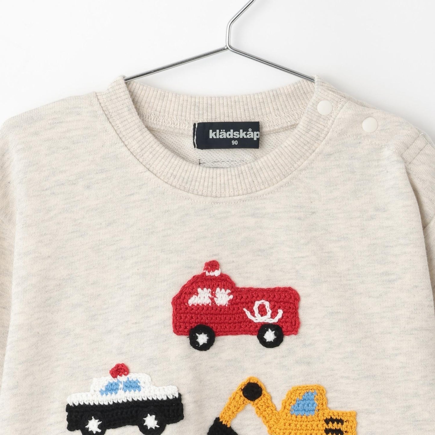 【人氣商品】【直營店無售】工程車輛編織圖案衛衣