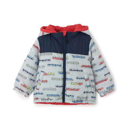 電車可雙面穿中棉夾克