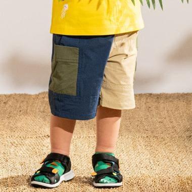 鯊魚紋理五分褲