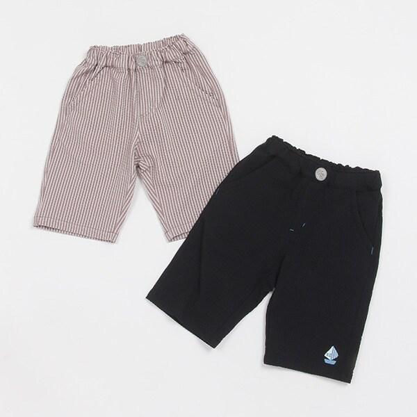 帆船圖案六分褲