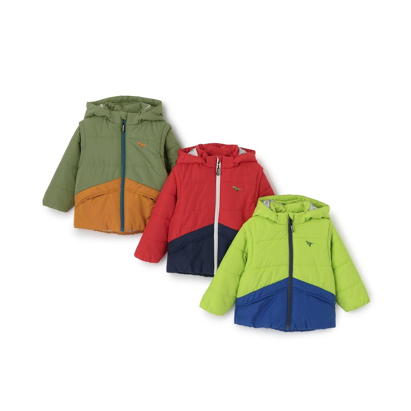 恐龍三用中棉夾克