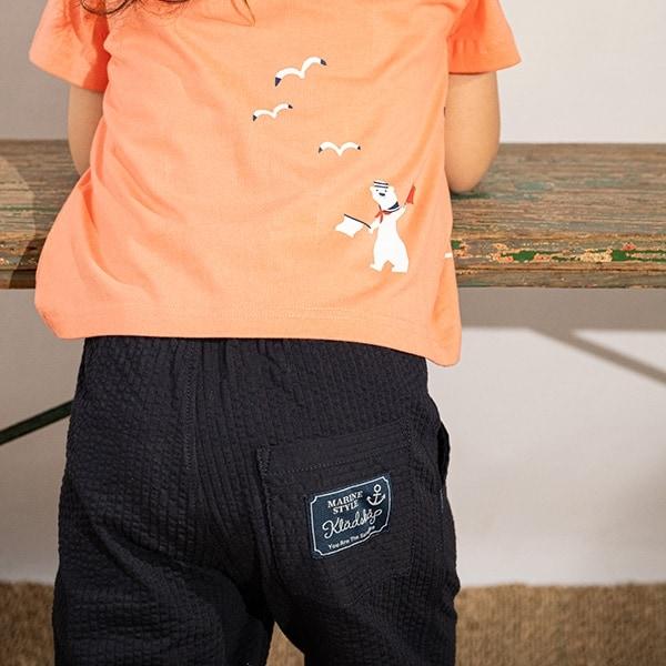 帆船圖案六分褲