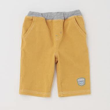 電車刺繡六分褲