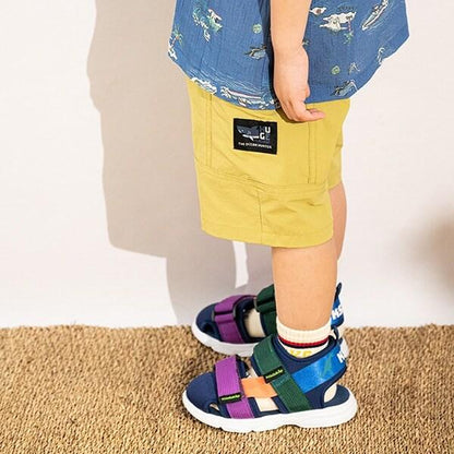 鯊魚紋理五分褲