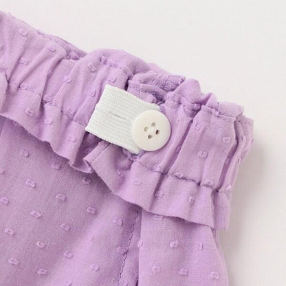 徽標刺繡闊腿短褲