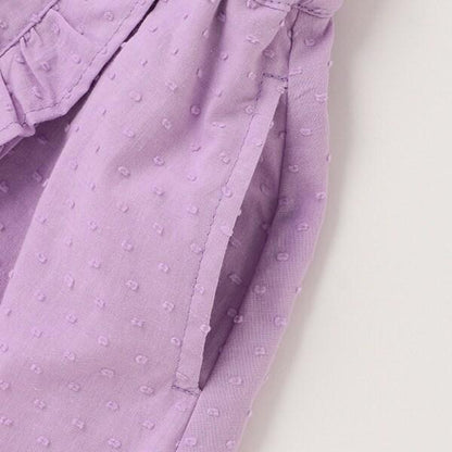 徽標刺繡闊腿短褲