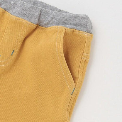 電車刺繡六分褲