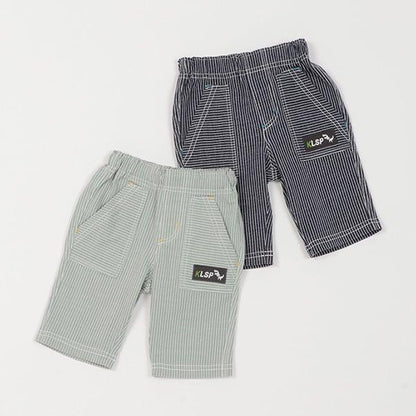 KSLP標誌條紋六分褲