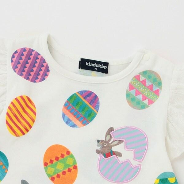 【コロボックル】《伊蘇》印花短袖長款上衣