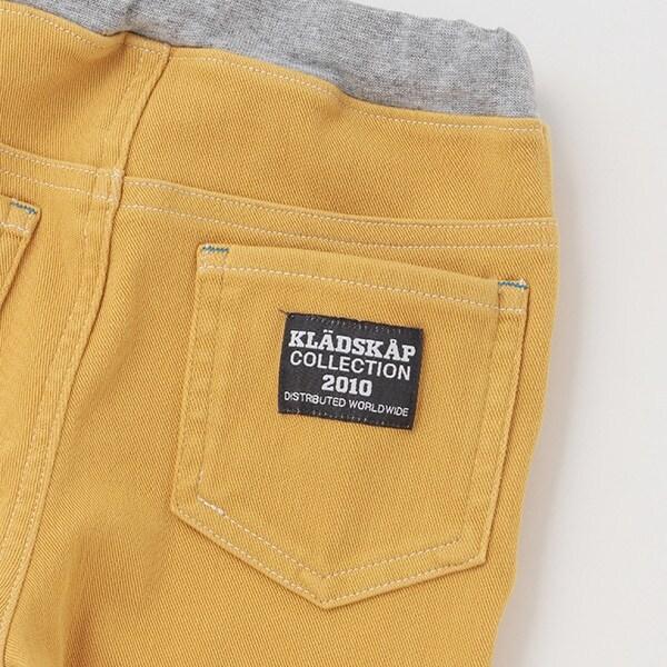 電車刺繡六分褲