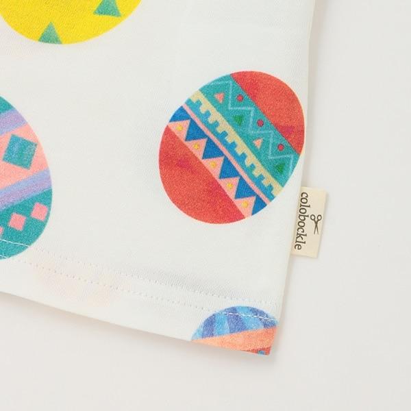 【コロボックル】《伊蘇》印花短袖長款上衣