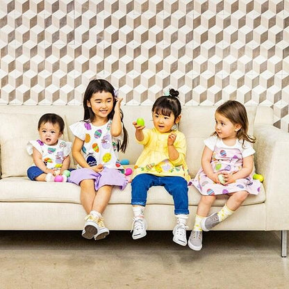 徽標刺繡闊腿短褲