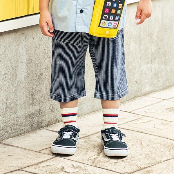 KSLP標誌條紋六分褲