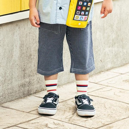 KSLP標誌條紋六分褲